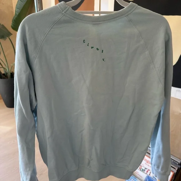Clare V Light Blue Sardine Sweatshirt - Picture 9 of 9